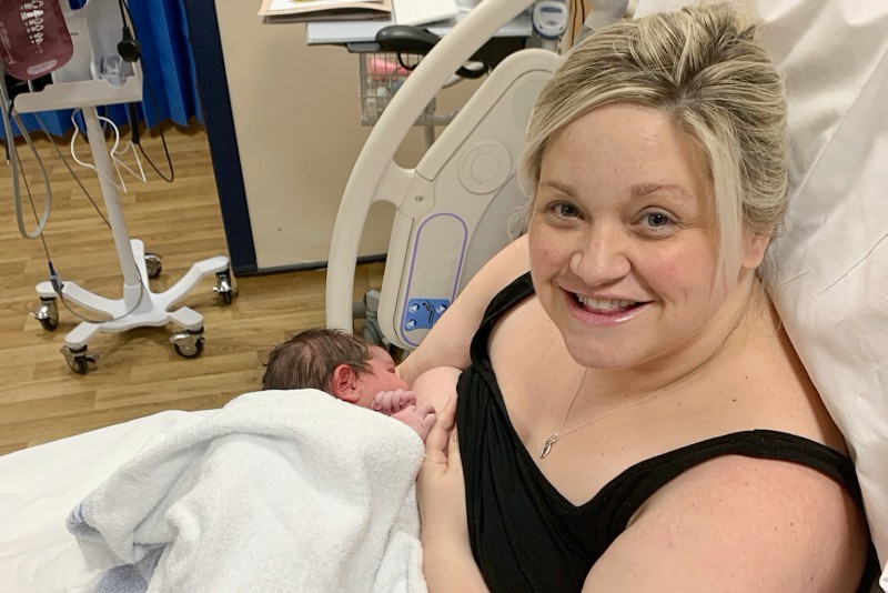 Positive Birth Story – older mum gets support to say no to induction.